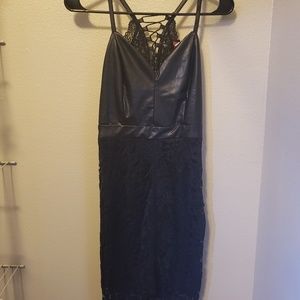 Black lace dress